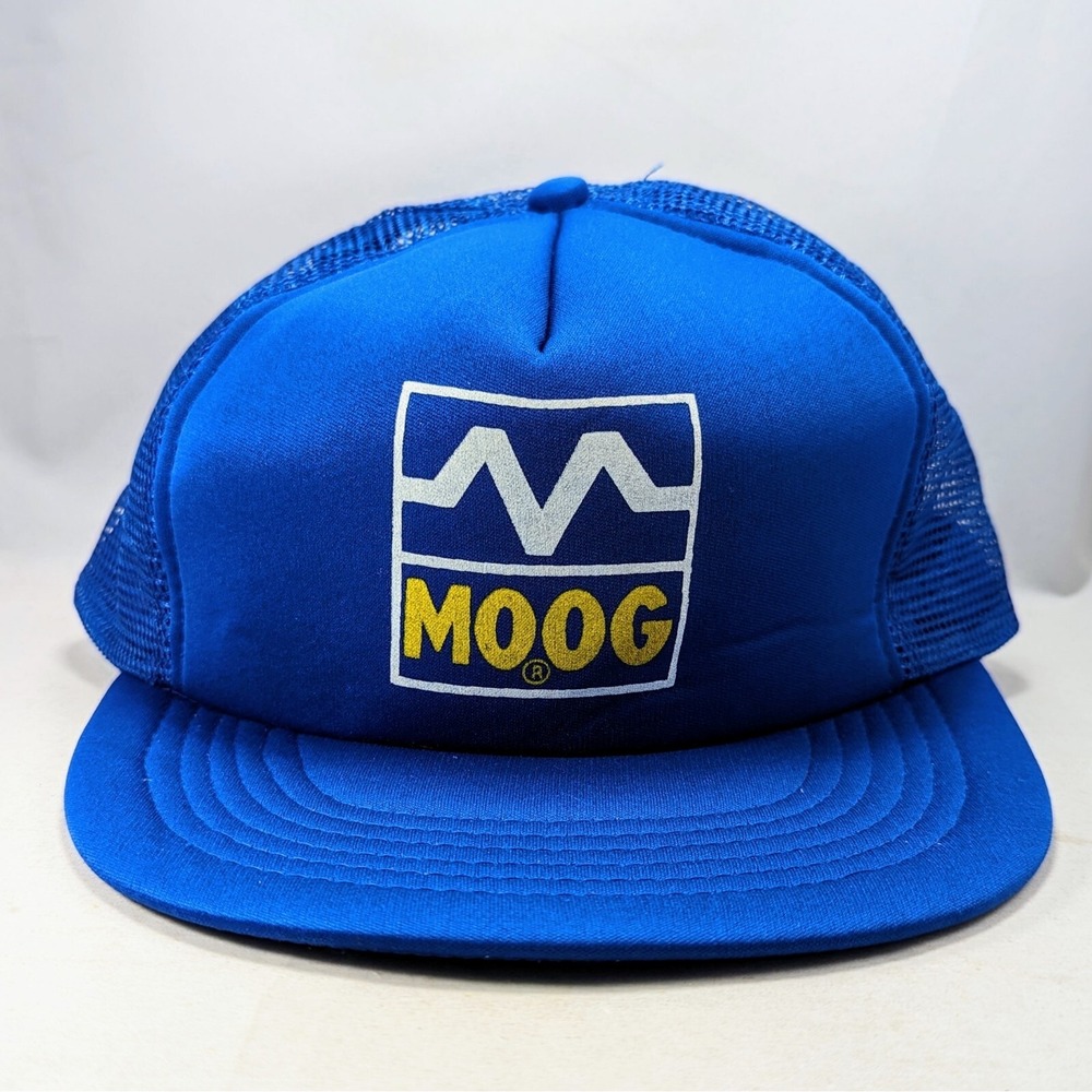 Moog Auto Parts Suspension NASCAR Snapback Trucker Mesh Vintage 80s Hat‎ Cap DS